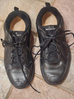 MEN'S VTG NIKE AIR MONARCH 415445-001 Black Athletic Shoes Sz 10M