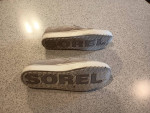 Women's Sorel tan slip on shoes - size 9