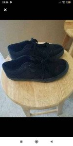 Black Van's shoes