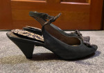 Gray Dress Shoes - Naturalizer - Size 8 1/2 M - 3” Heel