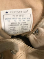 Converse all star size 10 gym shoes