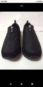 Shoes/sneakers with zipper, brand LANDS END new...