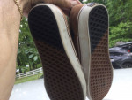 Mens vans skateboarding shoes white hightop size 8.5