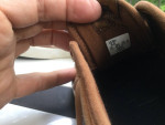Mens vans brown leather low top pro shoes size 9