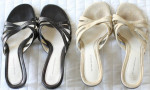 Four pairs women's like new size 7 shoes - Banana Republic, J Crew