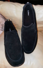 Men's LL Bean Suede Supportive Slip-On Shoes