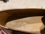 Mens Brass Boot leather shoes - Size 10.5 M