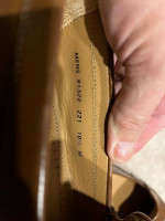 Mens Brass Boot leather shoes - Size 10.5 M