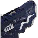 ADIDAS EXHIBIT B MENS BASKETBALL SHOES SIZE 9.5/10 | BLUE/WHITE/GREY