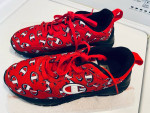 Champion Mens 93Eighteen Repeat C Logo Shoes Men Sz 7 Red / Black