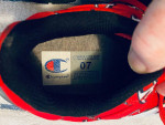 Champion Mens 93Eighteen Repeat C Logo Shoes Men Sz 7 Red / Black