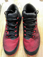 Men’s Under Armor Black & Red Basketball Shoes