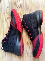Men’s Under Armor Black & Red Basketball Shoes