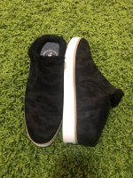 Black Camo Slip-On Shoes 9