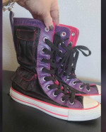 Converse girl shoes sz 3 & 4