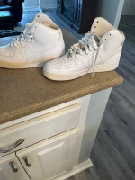 Nike Air Force 1 High triple white Jordan shoes