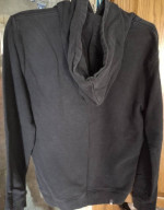 Boy's DC Shoes brand black hooded sweatshirt - Size 14