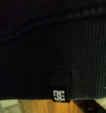 Boy's DC Shoes brand black hooded sweatshirt - Size 14
