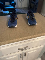 Brooks Mens Launch 6 Blue Gold Running Shoes size 10.5
