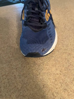 Brooks Mens Launch 6 Blue Gold Running Shoes size 10.5