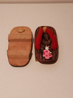 Japanese Painted Child Wooden Shoes