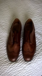 Allen Edmonds men's dress shoes Ashland size 8.5 laceup chestnut color