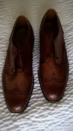 Allen Edmonds men's dress shoes Ashland size 8.5 laceup chestnut color