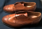 Allen Edmonds men's dress shoes Ashland size 8.5 laceup chestnut color
