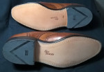 Allen Edmonds men's dress shoes Ashland size 8.5 laceup chestnut color