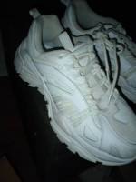 White running shoes