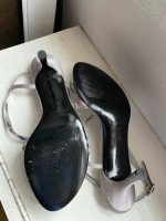 Silver party shoes