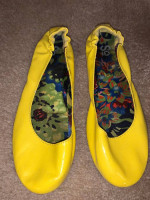 Yellow Flat Shoes