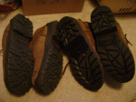 red wing -10 1/2 steel toed shoes -HIGH TOP SHOES SOLD