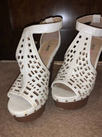 White Wedge Shoes