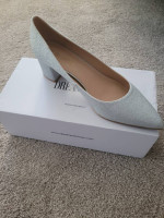 Silver Dress Shoes - Size 10