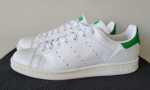 Adidas Stan Smith Men's Shoes White-Green, M20324, Size 9.5