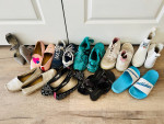 10 Piece Bundle Of Women’s Shoes, Size 7.5