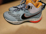 Shoes Mens High Top Nike Gray Blue Mix Size 11.5 NEW