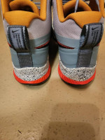 Shoes Mens High Top Nike Gray Blue Mix Size 11.5 NEW