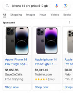 iPhone 14pro purple
