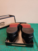 Florshiem Shoes mens size 8.5 black in Very Good Clean Condition