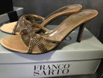 Women's Dress Holiday Party shoes heels wedges 3 pairs size 7.5 7 1/2