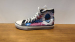 Super cool Doctor Who Tardis Dalek painted Japanese Converse-style shoes