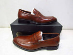 Asher Green Men's US 9.5 Loafer Dress Shoes Rust Cognac AG1295 - New