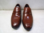 Asher Green Men's US 9.5 Loafer Dress Shoes Rust Cognac AG1295 - New