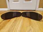 Men's Gallus Black Leather Dress Shoes