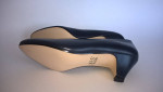 Womens 7M shoes navy soft leather "9.2.5 So Soft" new unworn condition