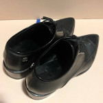 Women’s Chanel Black Leather Lace Up Shoes Size 8