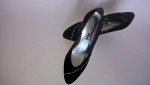Womens shoes 7M black velvet PM Collection by 925 new unworn condition