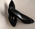 Womens shoes 7M black velvet PM Collection by 925 new unworn condition